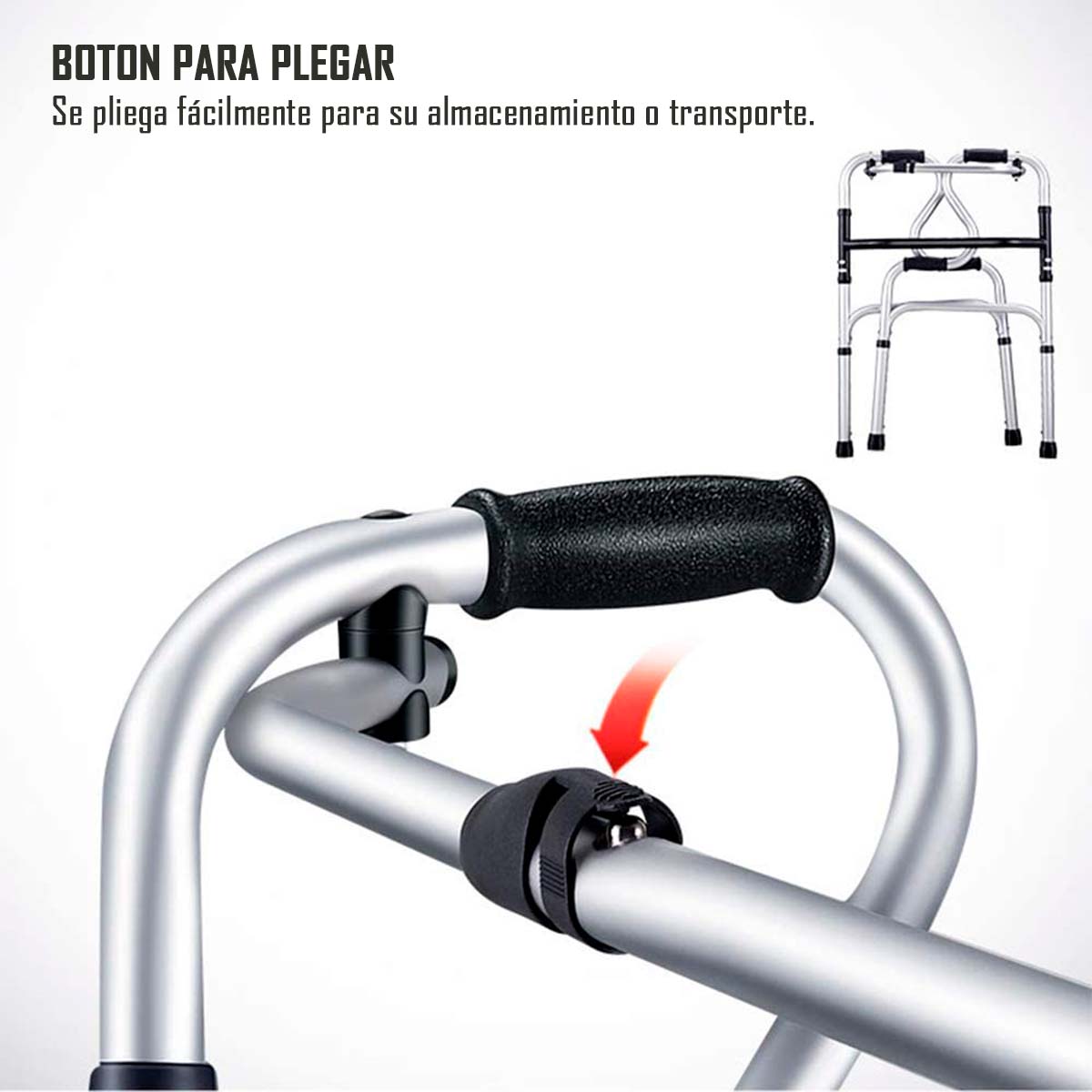 BAÑO INODORO ANDADOR PORTÁTIL MULTIFUNCIONAL 5 EN 1 - 3