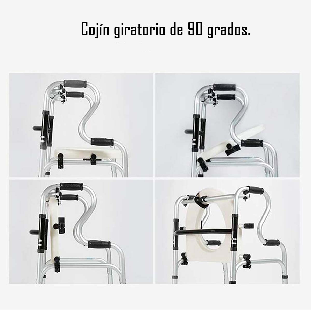 BAÑO INODORO ANDADOR PORTÁTIL MULTIFUNCIONAL 5 EN 1 - 5