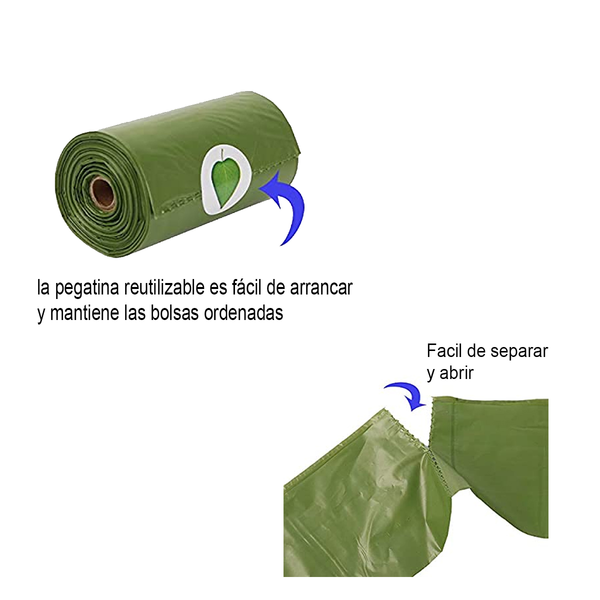DISPENSADOR PERRO BASURA + 150 BOLSAS BIODEGRADABLE - 5