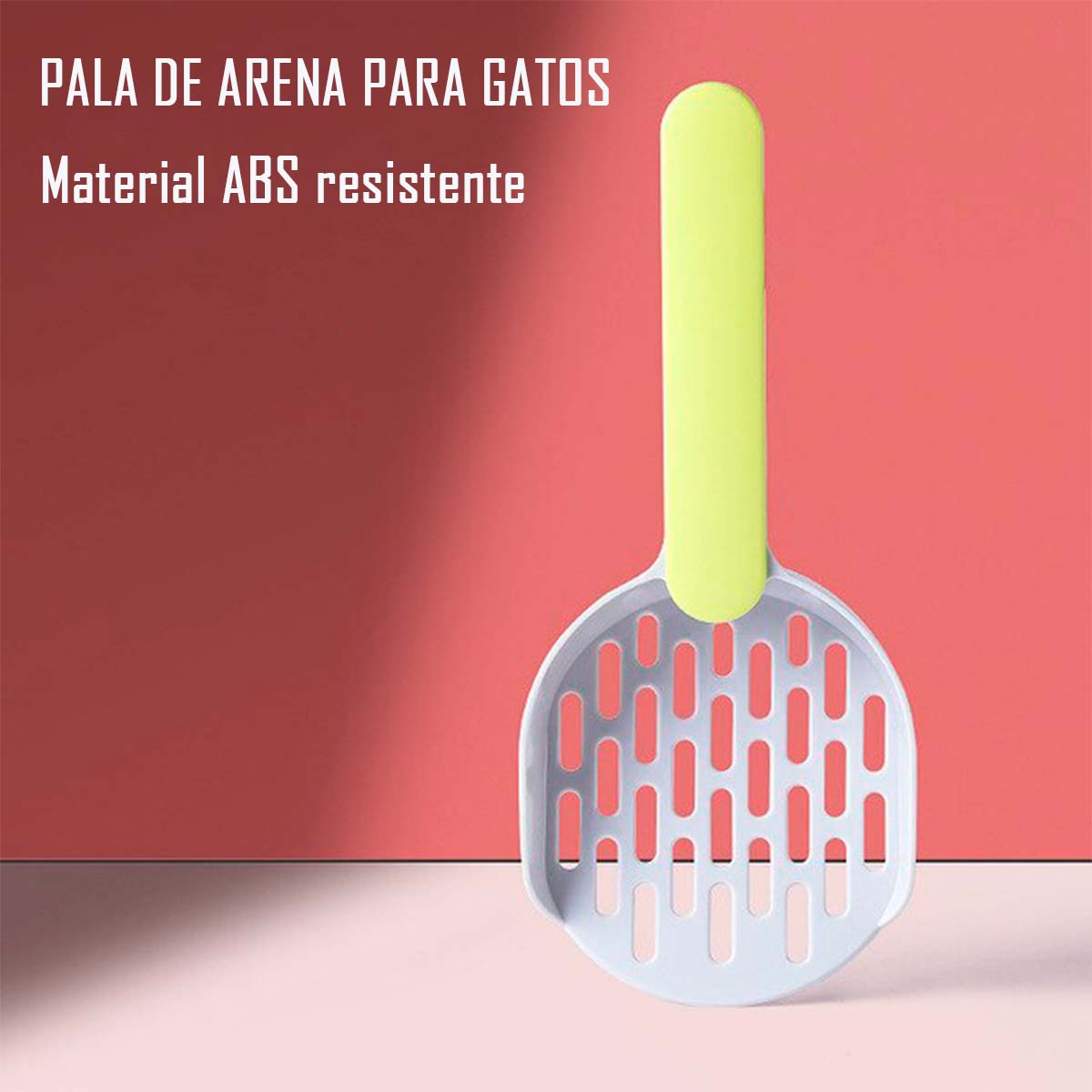 PALA SANITARIA RECOGEDOR FECAL ARENERO DE GATOS GRIS - 4