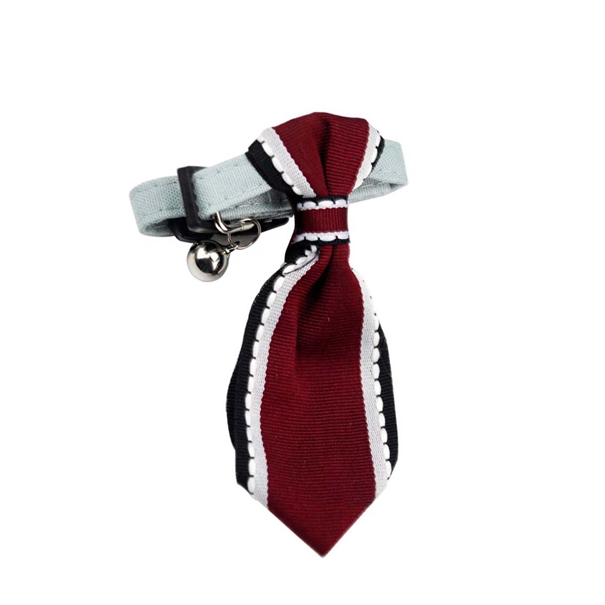 COLLAR CORBATA CON CASCABEL MASCOTAS PEQUEÑAS GATOS Y PERROS - 1