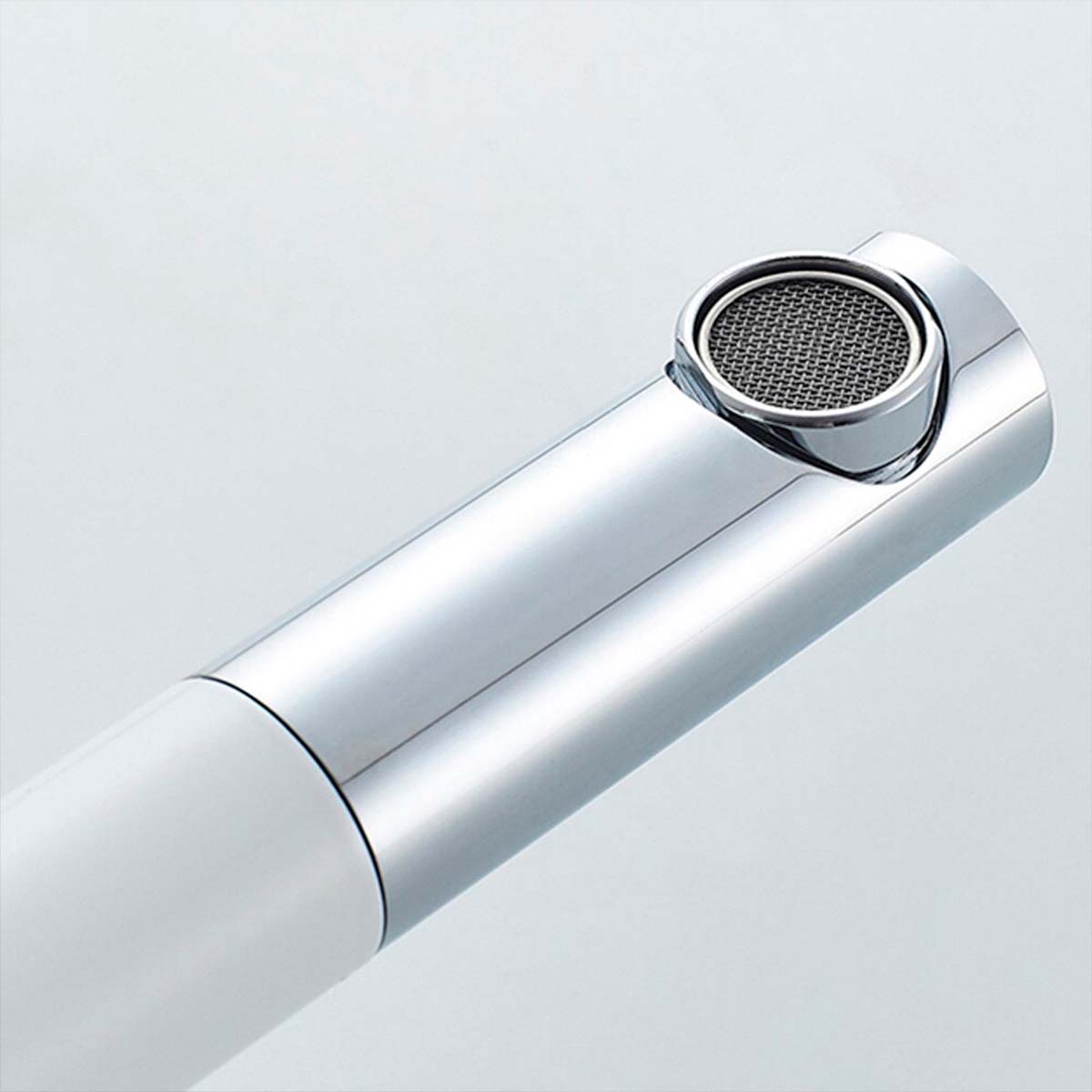 LLAVE GRIFERÍA LAVAMANOS CON CUELLO EXTENSIBLE BLANCO TAP23 - 5