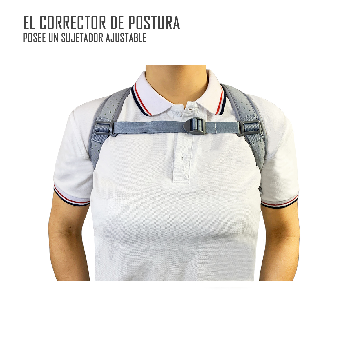 CORRECTOR POSTURA SOPORTE ESPALDA UNISEX - 3