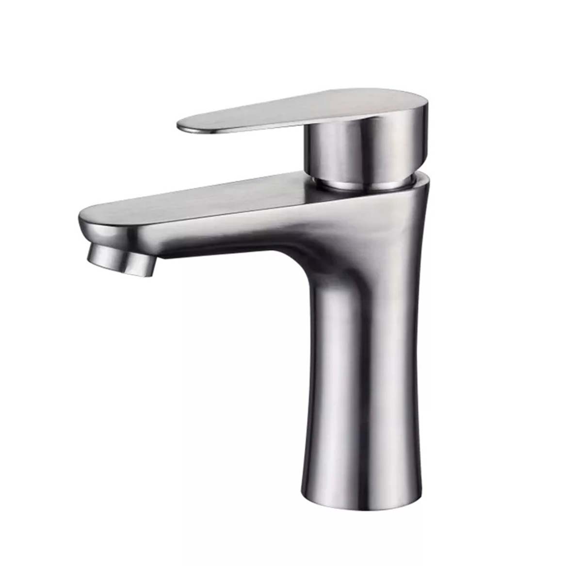 LLAVE GRIFERÍA LAVAMANOS SIMPLE BAÑO PLATEADO FRIO CALIENTE TAP 11 - 1
