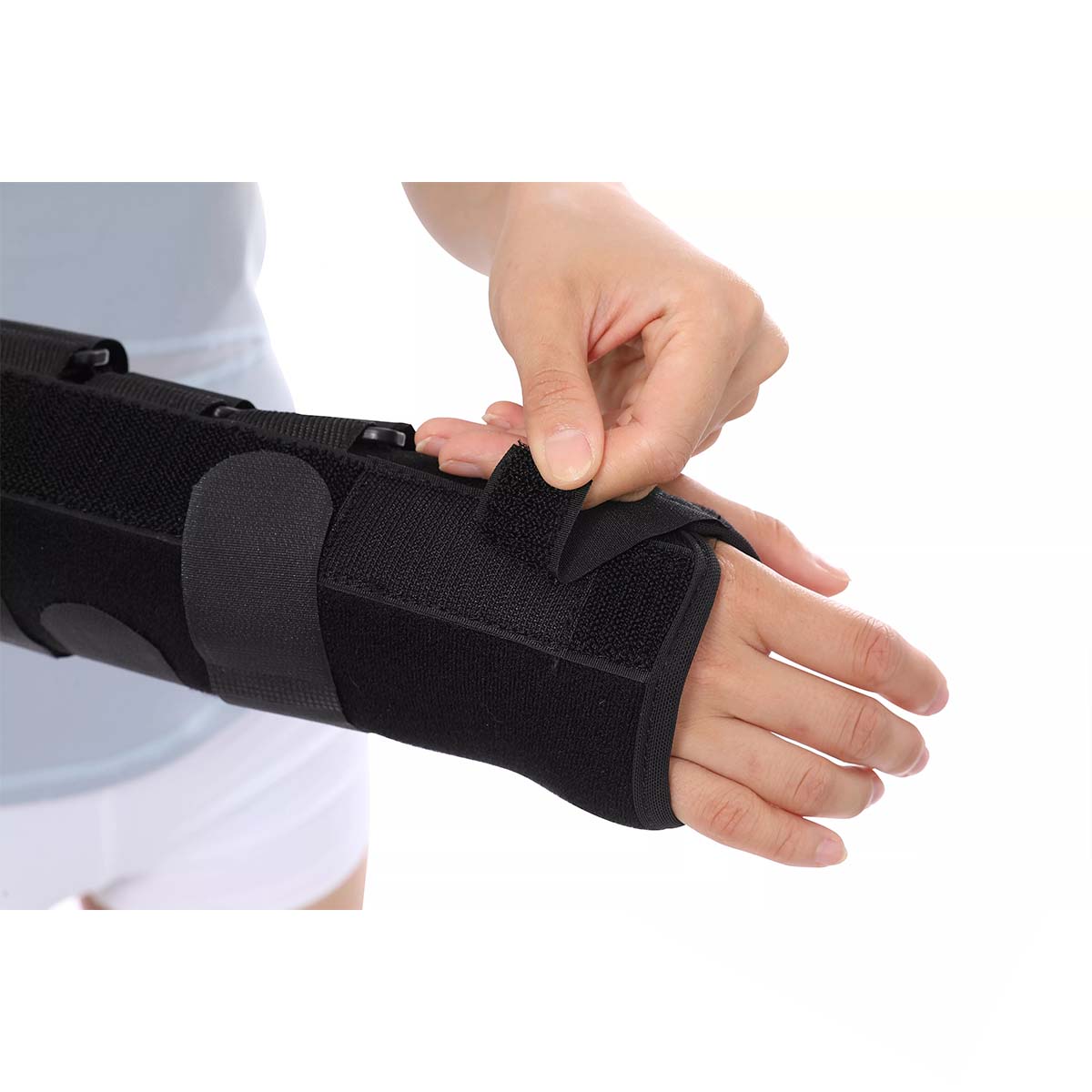 ORTESIS INMOVILIZADORA MUÑECA CON FERULA PALMAR DORSAL TALLA M DERECHA - 5