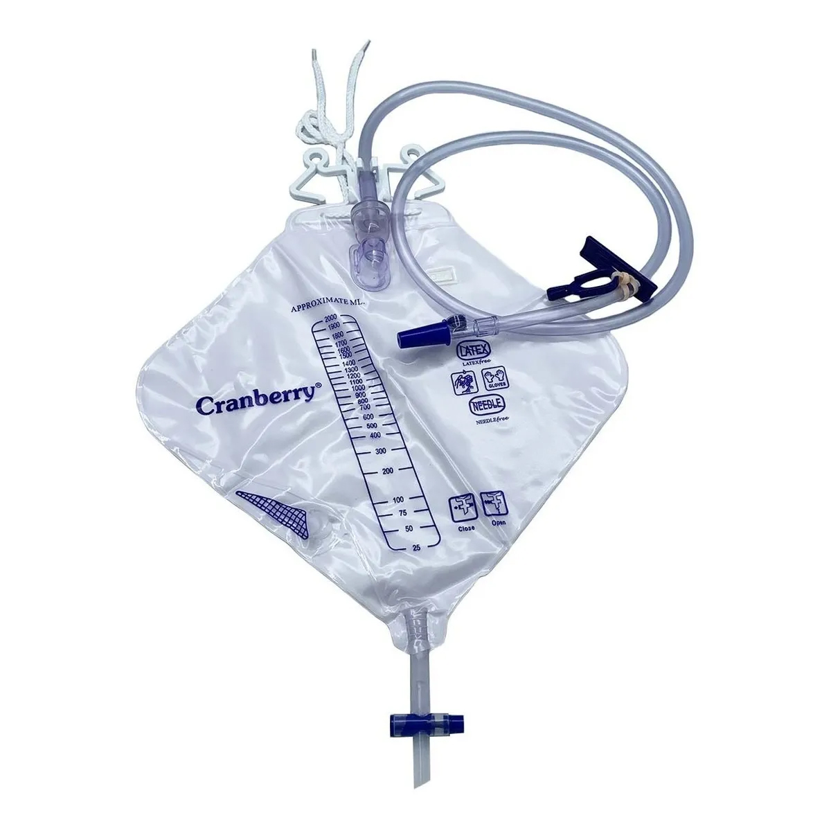 RECOLECTOR ORINA ADULTO PREMIUM ESTERIL 2LT CRANBERRY - 2