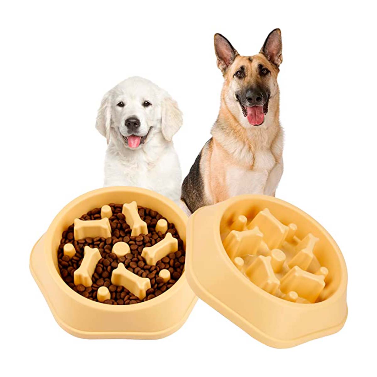 PLATO DE COMIDA ANTIANSIEDAD PARA MASCOTAS PERROS Y GATOS - 4