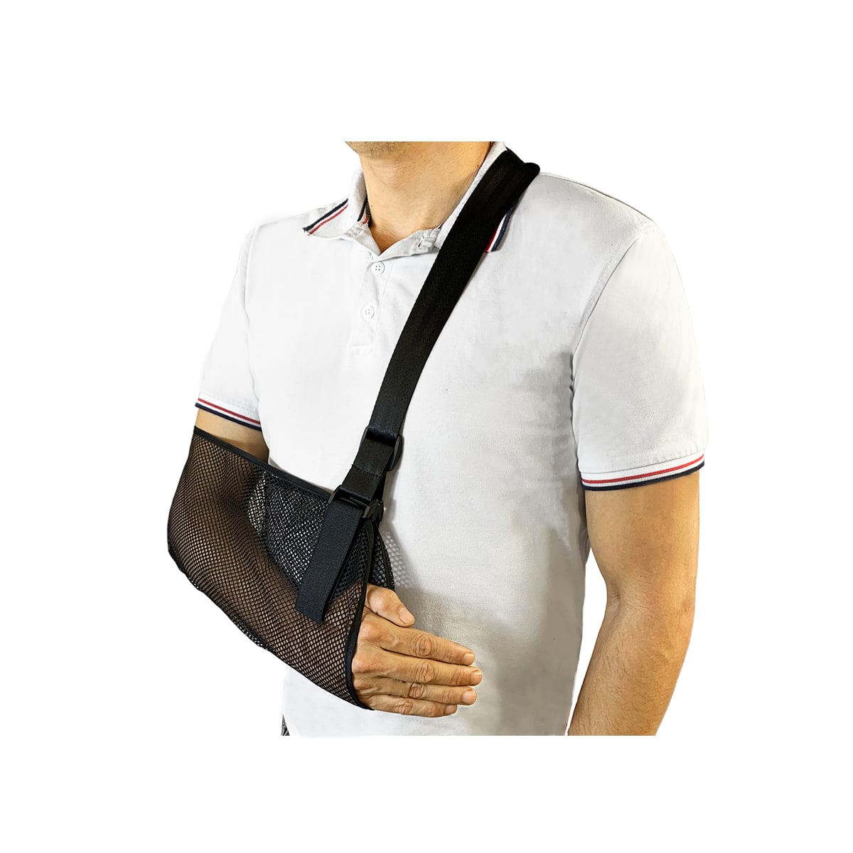 CABESTRILLO INMOVILIZADOR MALLA PARA BRAZO TALLA L NEGRO ONEDER - 5