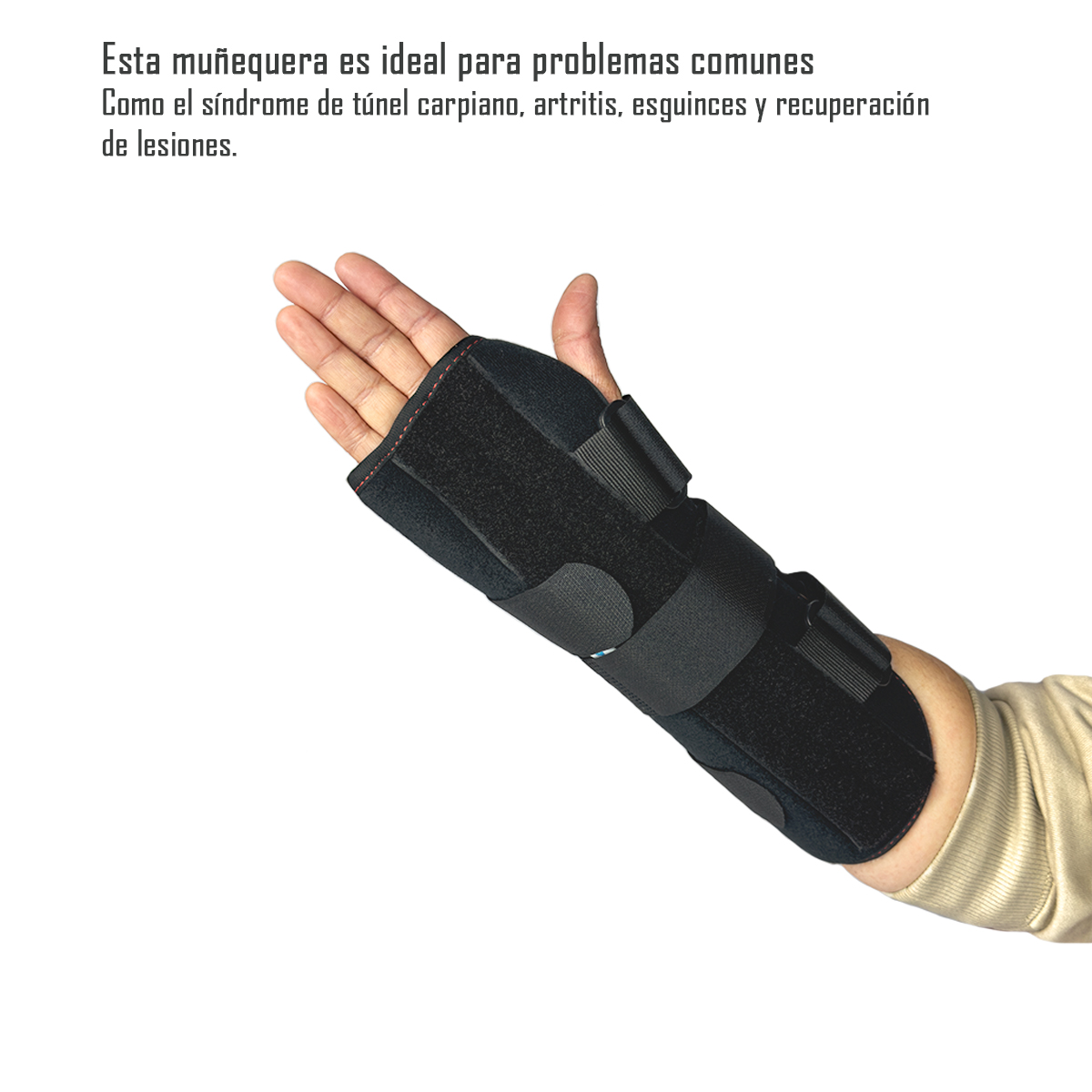 ÓRTESIS INMOVILIZADORA MUÑECA CON FÉRULA PALMAR DORSAL IZQUIERDA - 2