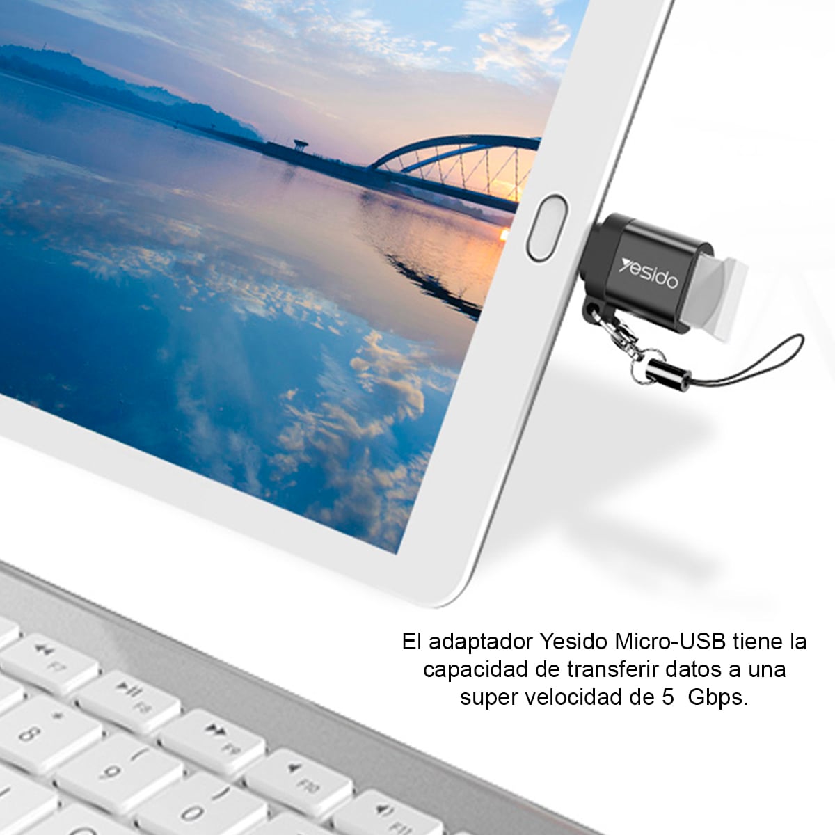 ADAPTADOR OTG YESIDO USB A MICRO USB (GS07) - 3