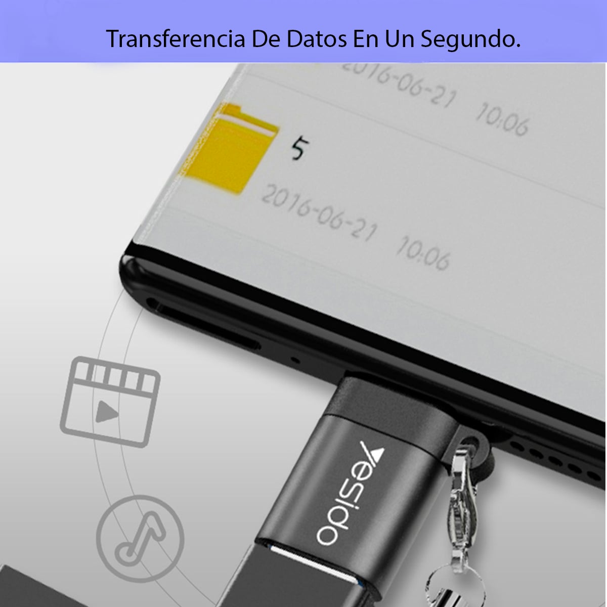 ADAPTADOR OTG YESIDO USB A MICRO USB (GS07) - 4