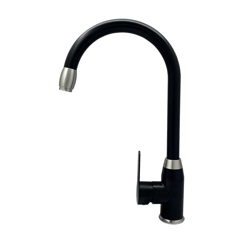 LLAVE GRIFERÍA LAVAPLATOS MONOMANDO CUELLO CISNE ELEGANTE TAP21 - 1
