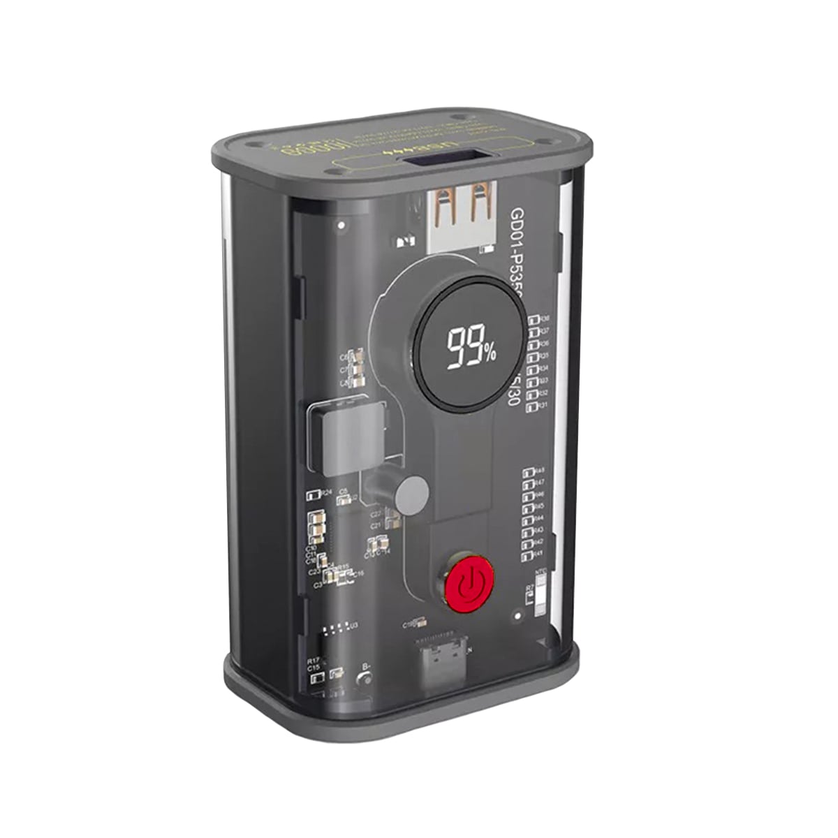 BATERIA EXTERNA POWER BANK CARGADOR DE 10000 MAH - YP35 - 1