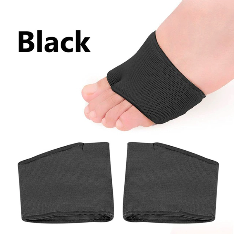 PAR ALMOHADILLAS METATARSIANAS DEDOS PIES NEGRO TALLA S - 6