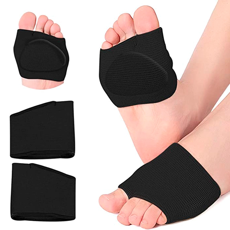 PAR ALMOHADILLAS METATARSIANAS DEDOS PIES NEGRO TALLA S - 7