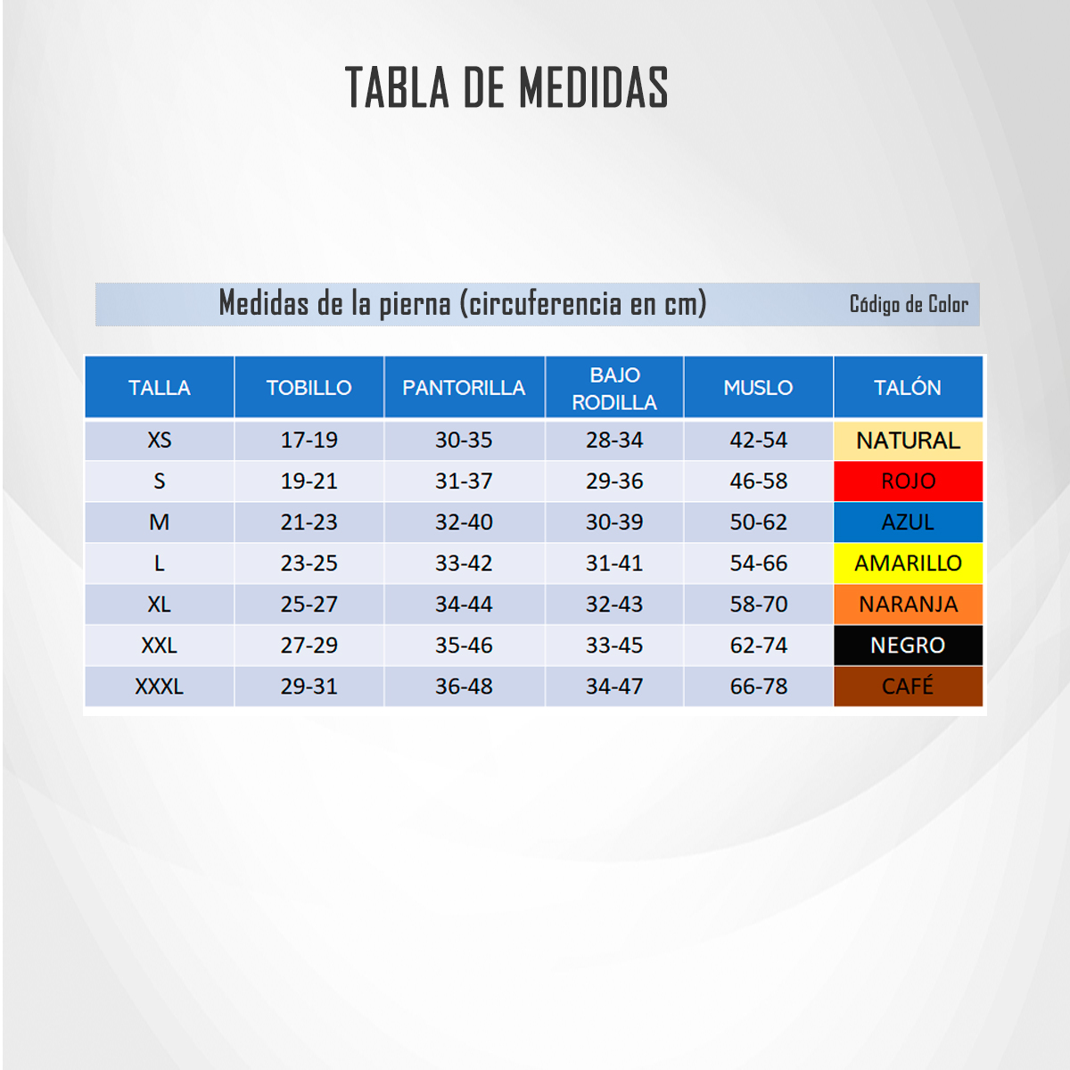 MEDIAS ANTIEMBOLICAS CRANBERRY COMPRESION TALLA XL - 4