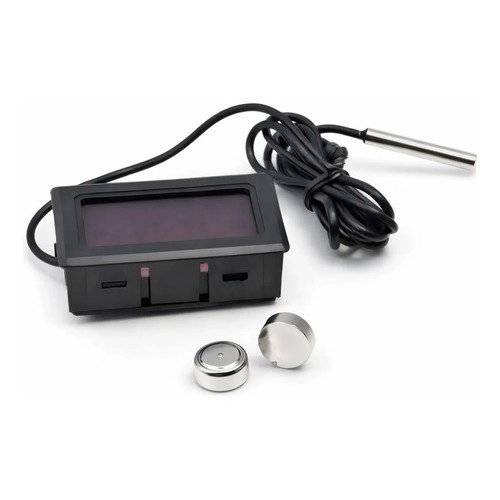 TERMOMETRO DIGITAL CON SONDA PARA REFRIGERADOR Y COOLER PANTALLA DIGITAL NEGRO - 1