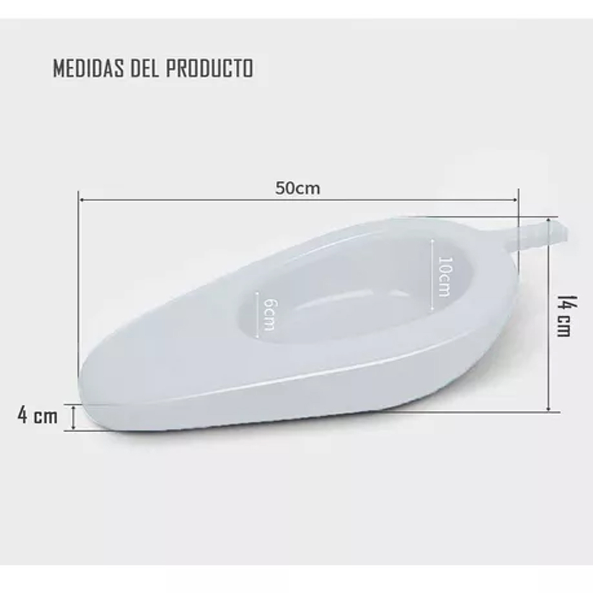 CHATA PLANA TIPO ZAPATO CON MANGO BLANCA - 2