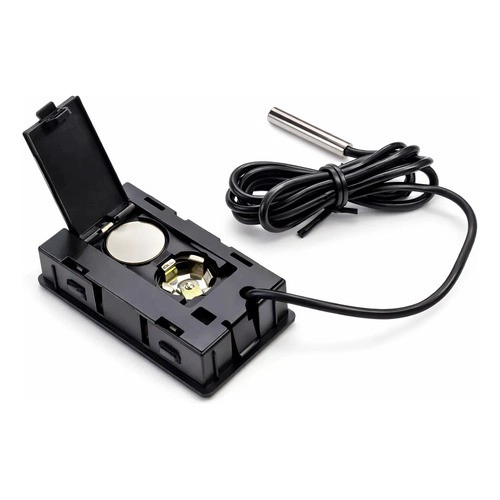 TERMOMETRO DIGITAL CON SONDA PARA REFRIGERADOR Y COOLER PANTALLA DIGITAL NEGRO - 3