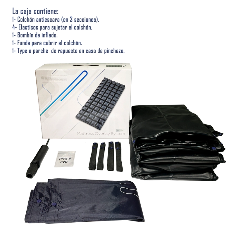 COLCHON ANTIESCARAS FLOTACION SECA 3 SECCIONES FUNDA - 4