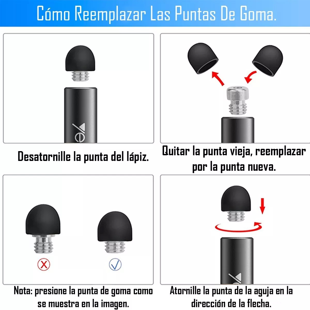 LÁPIZ TÁCTIL ÓPTICO CAPACITIVO DOBLE PUNTA YESIDO ST01 - 2