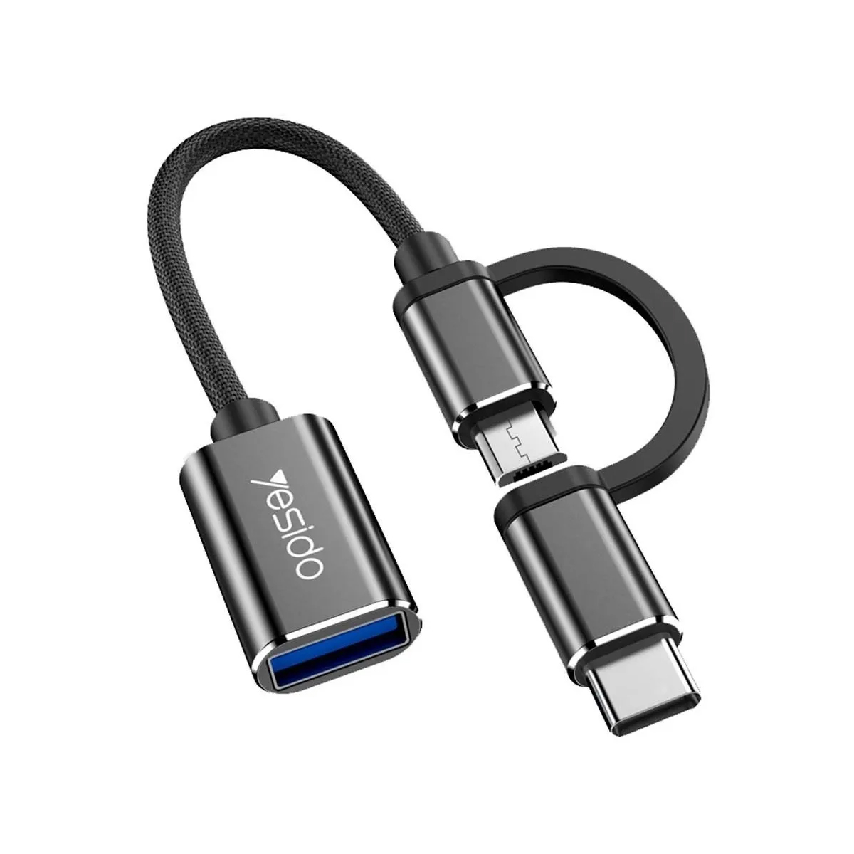 ADAPTADOR 2 EN 1 OTG USB 3.0 RAPIDO TRANSMISIÓN YESIDO GS02 - 1