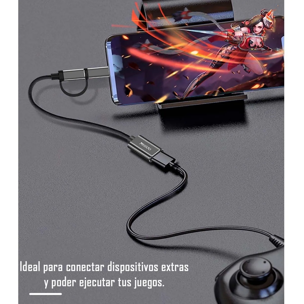 ADAPTADOR 2 EN 1 OTG USB 3.0 RAPIDO TRANSMISIÓN YESIDO GS02 - 5