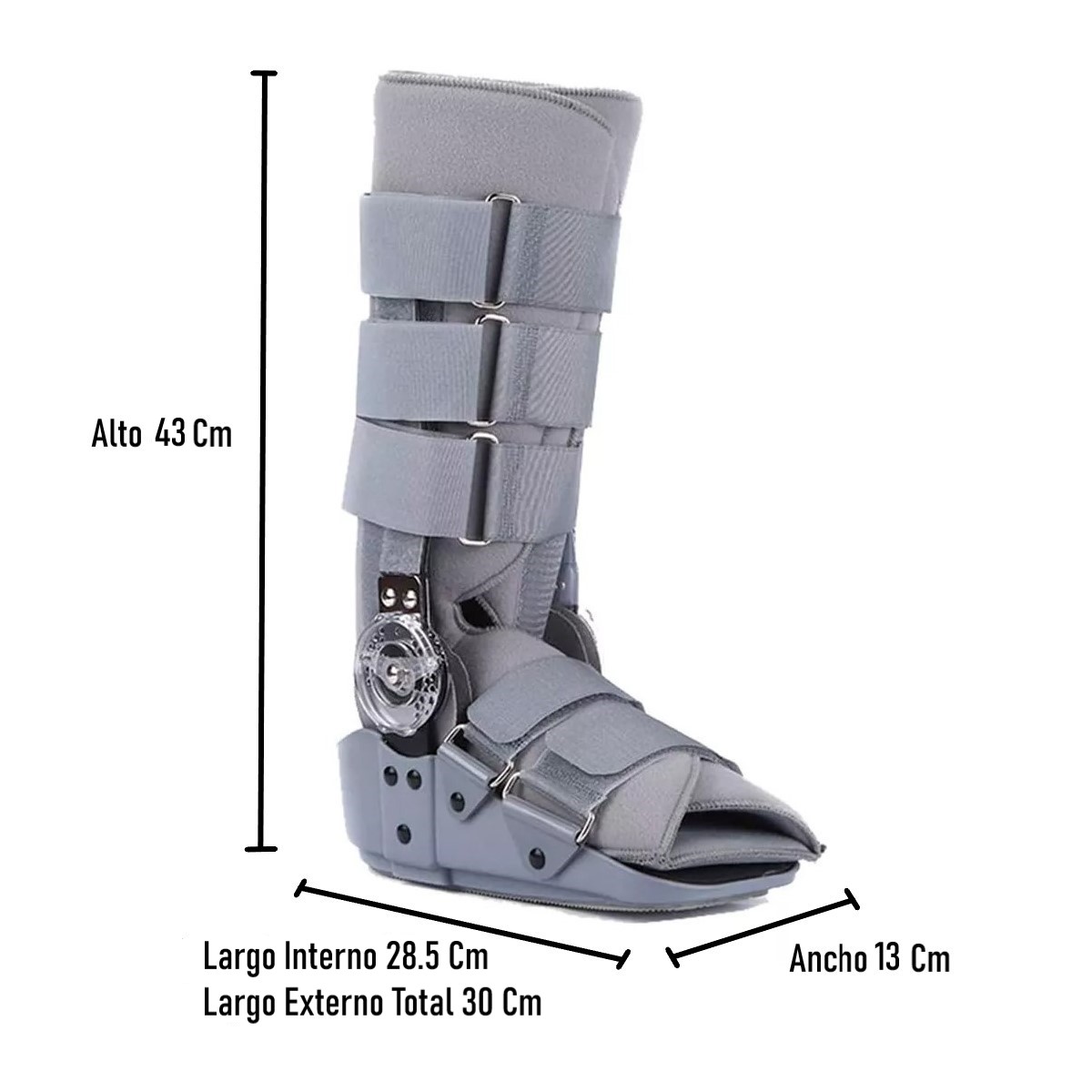 BOTA ORTOPEDICA CON MECANISMO ROM ANGULO REGULABLE ONEDER - 7