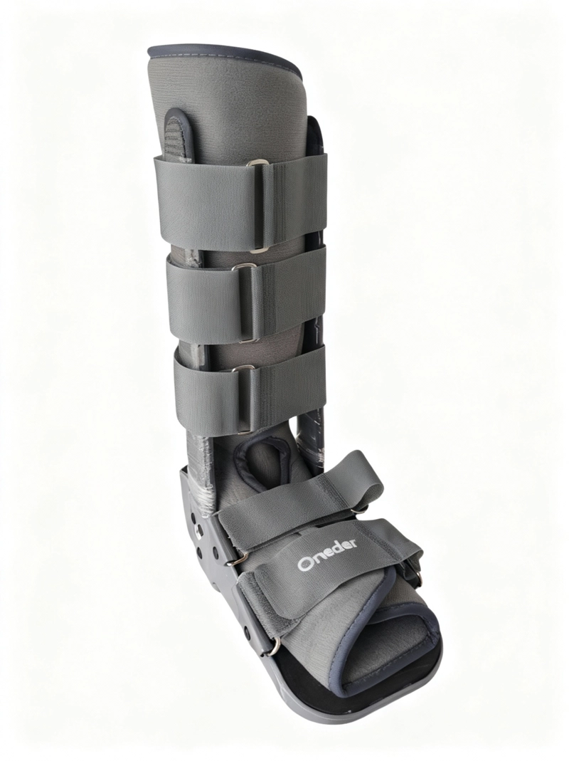 BOTA ORTOPÉDICA INMOVILIZADORA LARGA GRIS PREMIUM ONEDER - 1
