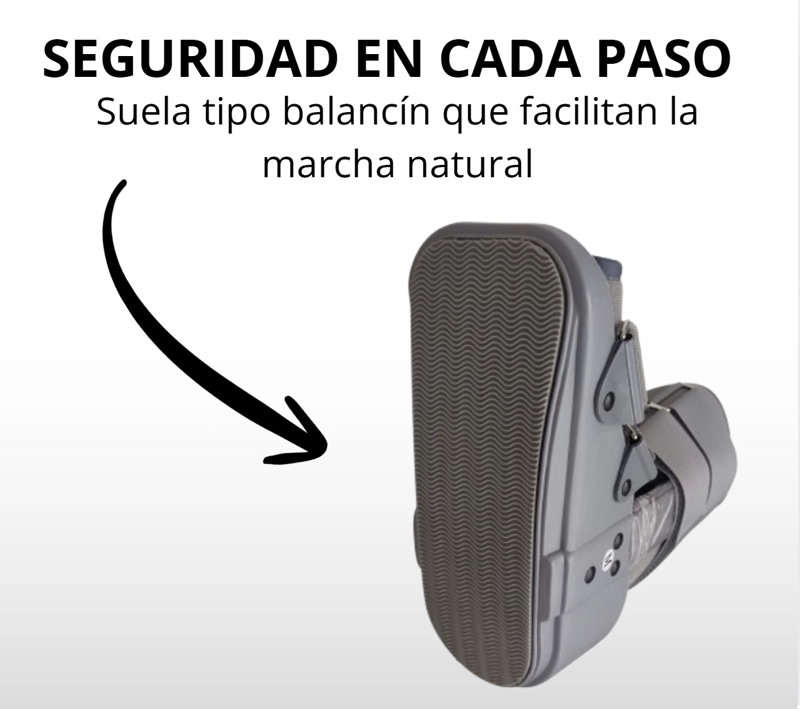 Bota Ortopédica Corta Cam Walker Para Pie Baja Oneder TALLA M - 4