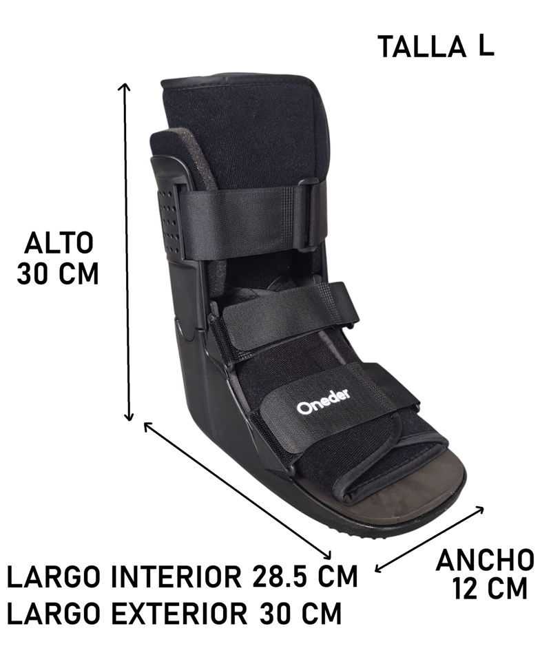 BOTA ORTOPEDICA INMOVILIZADORA CORTA PREMIUM ADULTO ONEDER - 2
