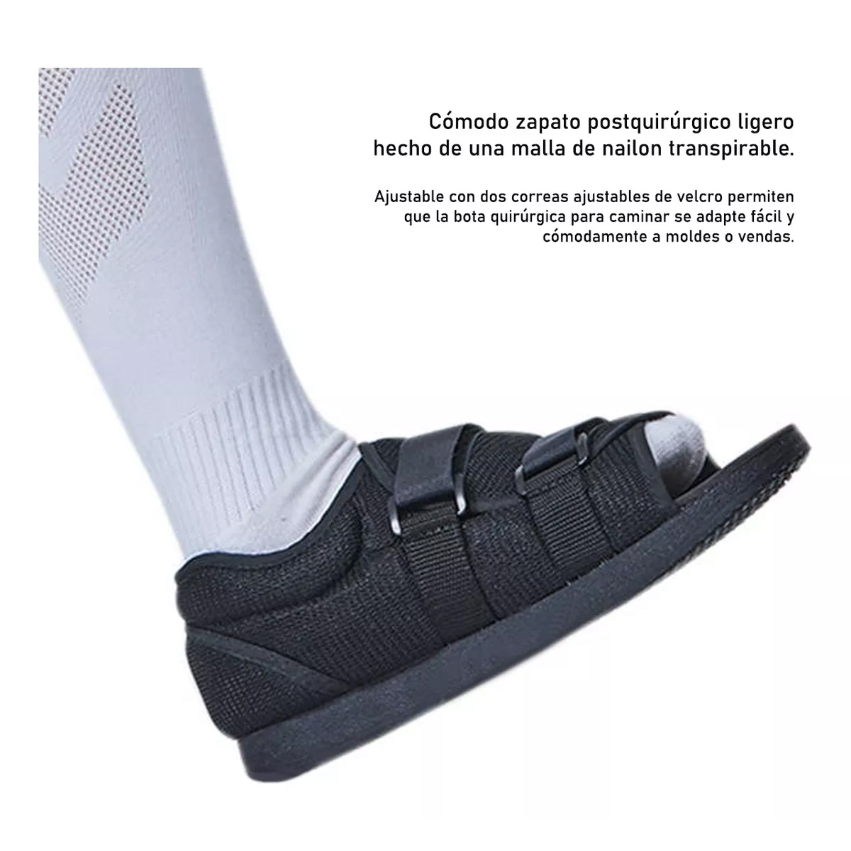 ZAPATO POST OPERATORIO AMBIDIESTRO AJUSTABLE ONEDER - 2