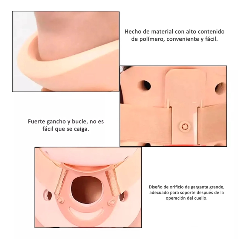CUELLO COLLAR CERVICAL FILADELFIA ADULTO AJUSTABLE ONEDER L - 4