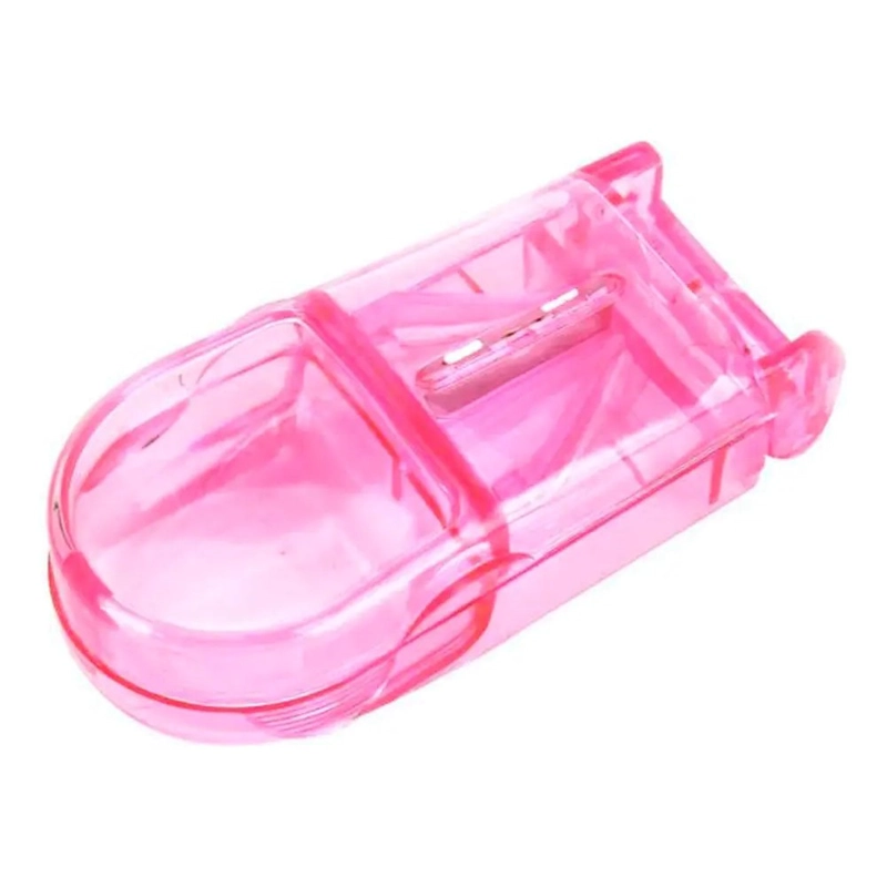 PASTILLERO ORGANIZADOR CORTADOR DOSIFICADOR PASTILLA ROSA - 2