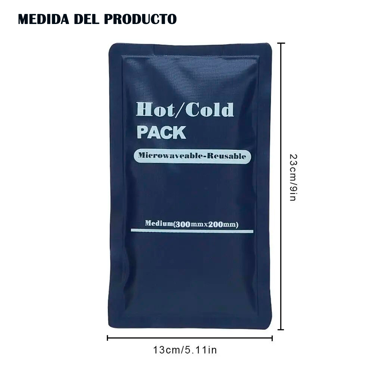 COMPRESA FRIO CALOR TAMAÑO MEDIANO 30X20 CM - 5