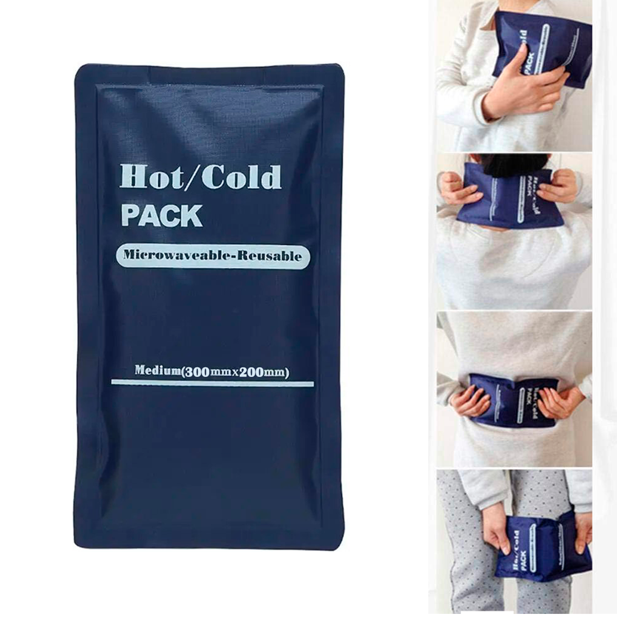 COMPRESA FRIO CALOR TAMAÑO MEDIANO 30X20 CM - 7