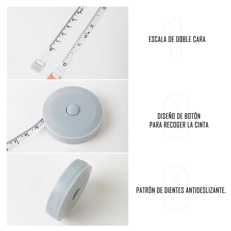 CINTA MÉTRICA HUINCHA DE USO MEDICO PARA MEDIR ONEDER - 4