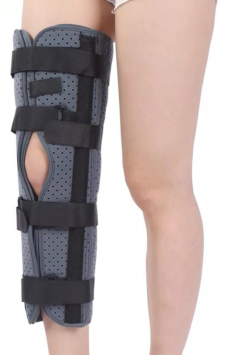 INMOVILIZADOR RODILLA LARGO TRIPANEL CON VELCRO AJUSTABLE - 1