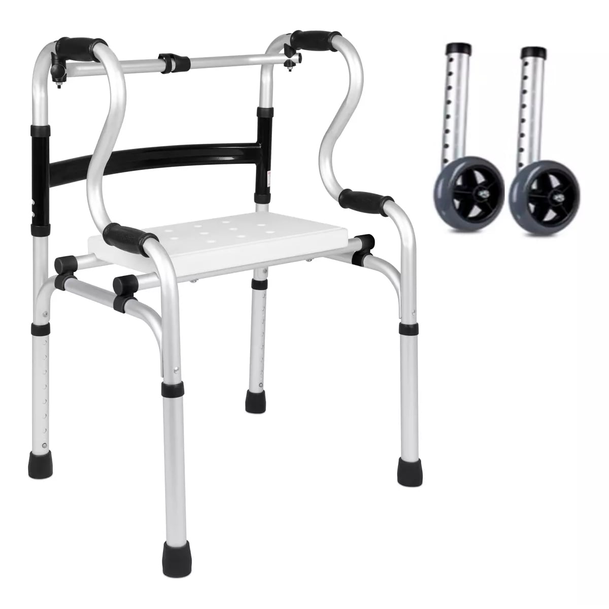 ANDADOR BURRITO SILLA DE DUCHA 804E PLEGABLE 3 EN 1 PORTATIL - 2