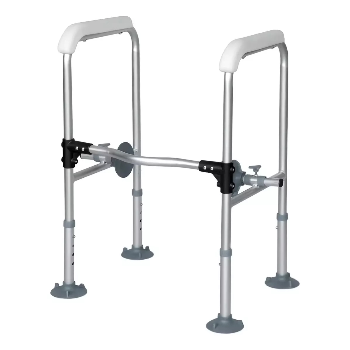 BARANDA BARRA MARCO SEGURIDAD 7008C SUCCION INODORO BAÑO ALUMINIO - 1