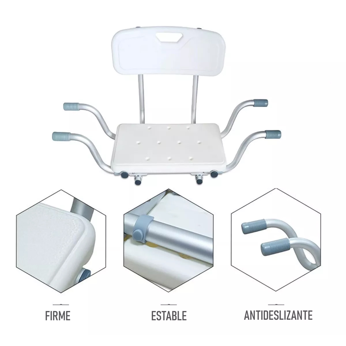 ASIENTO O SILLA INTERIOR PARA TINA 605F CON RESPALDO ADULTO MAYOR - 2