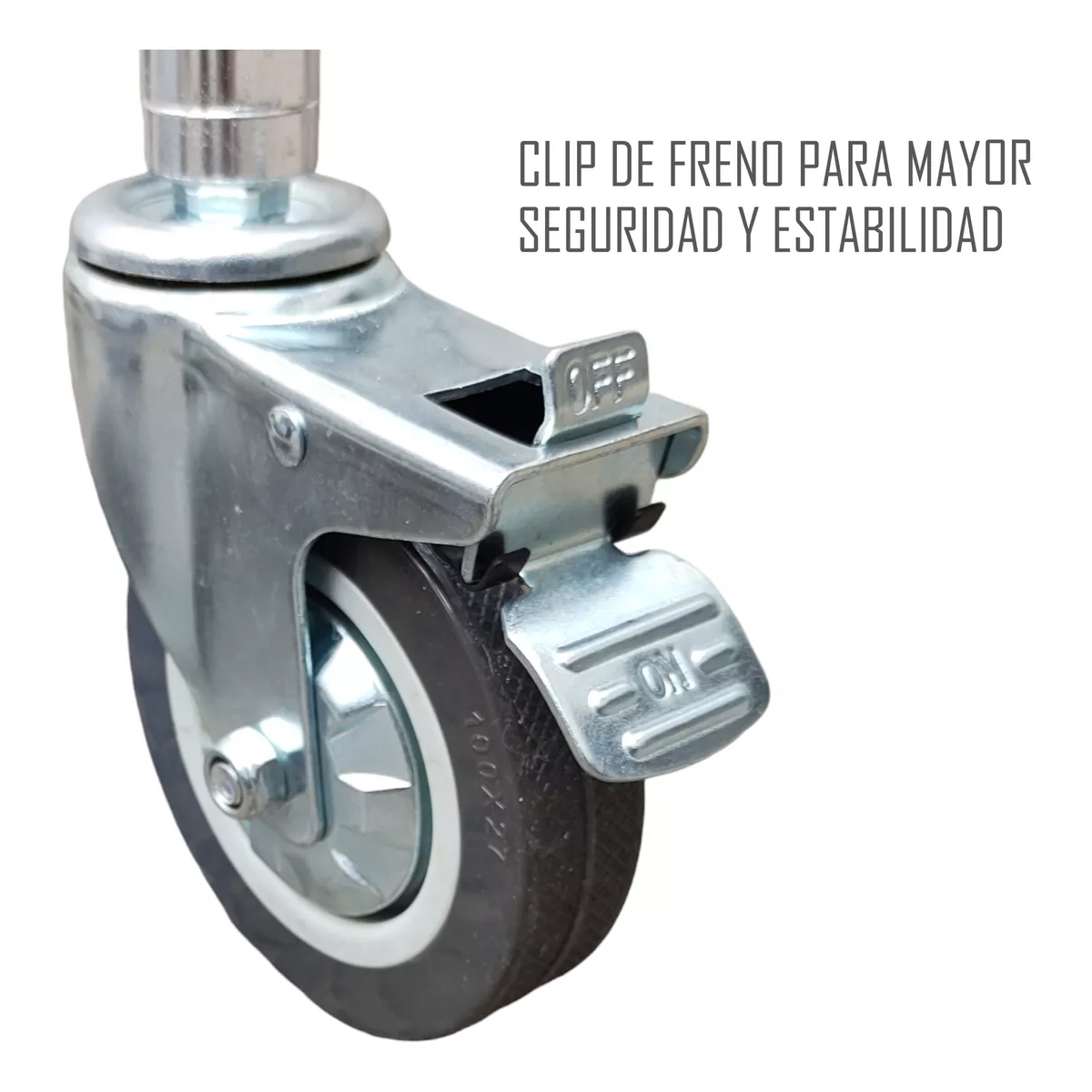 BAÑO INODORO ALUMINIO CON RUEDAS ASIENTO ACOLCHADO REPOSAPIE 7002C - 3