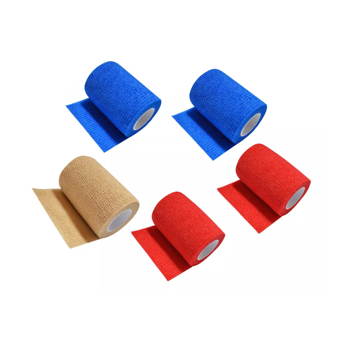 PACK 5 VENDA AUTOADHERENTE COMPATIBLE CON COBAN 10CM X 4.5MT - 1