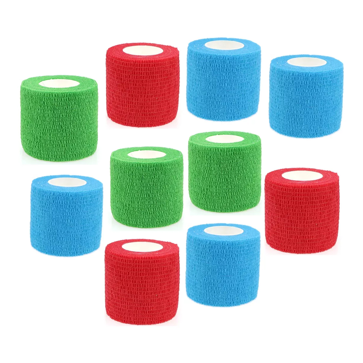PACK 10 VENDA AUTOADHERENTE COMPATIBLE CON COBAN 5CM X 4.5MT - 1