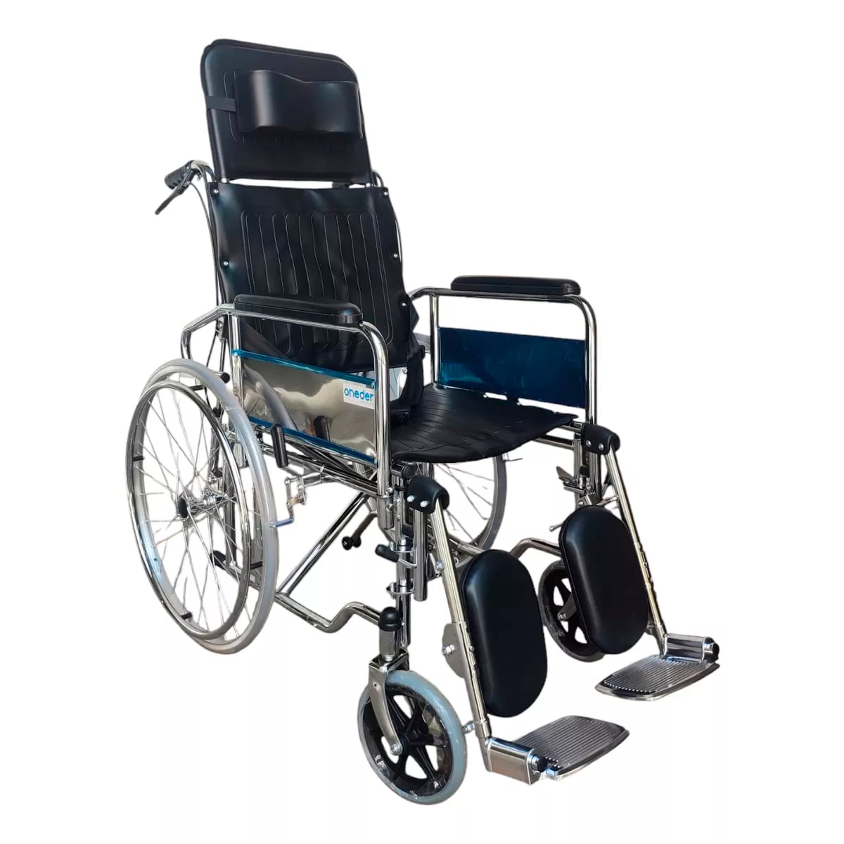 Silla De Ruedas Neurológica Reclinable Tipo Camilla Plegable Oneder - 1