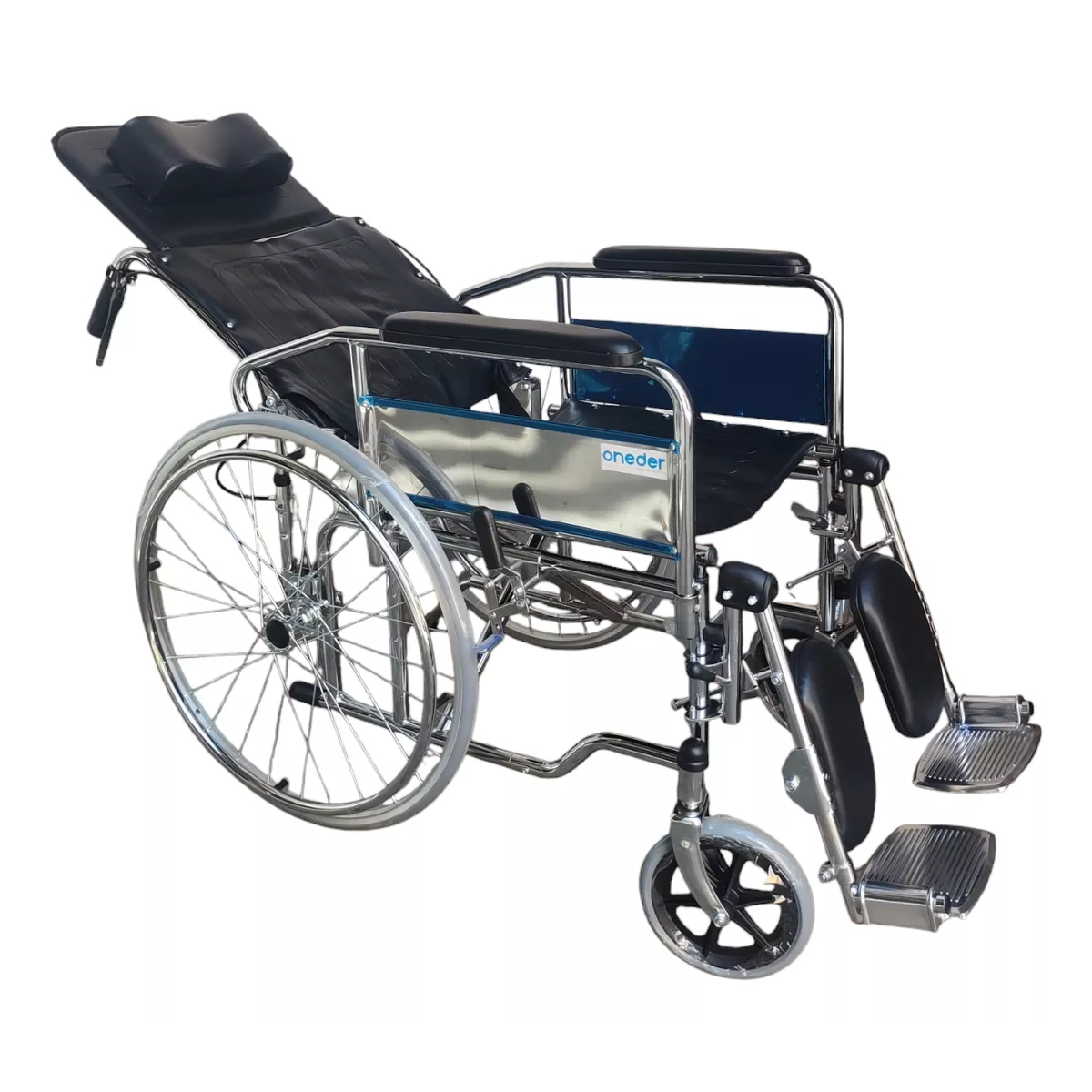 Silla De Ruedas Neurológica Reclinable Tipo Camilla Plegable Oneder - 2