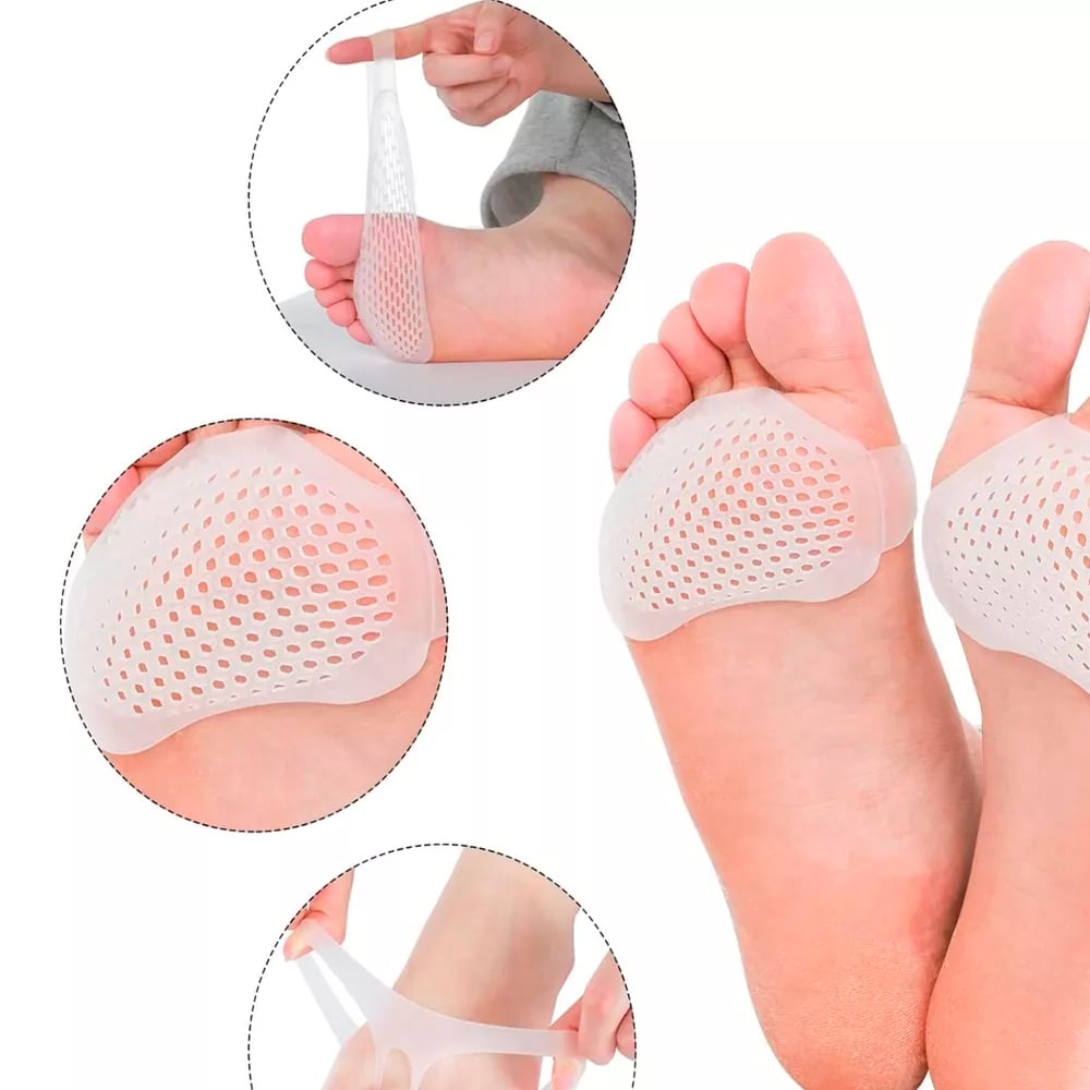 PLANTILLA ALMOHADILLA PARA METATARSO GEL SILICONA PAR 2 UNID - 3