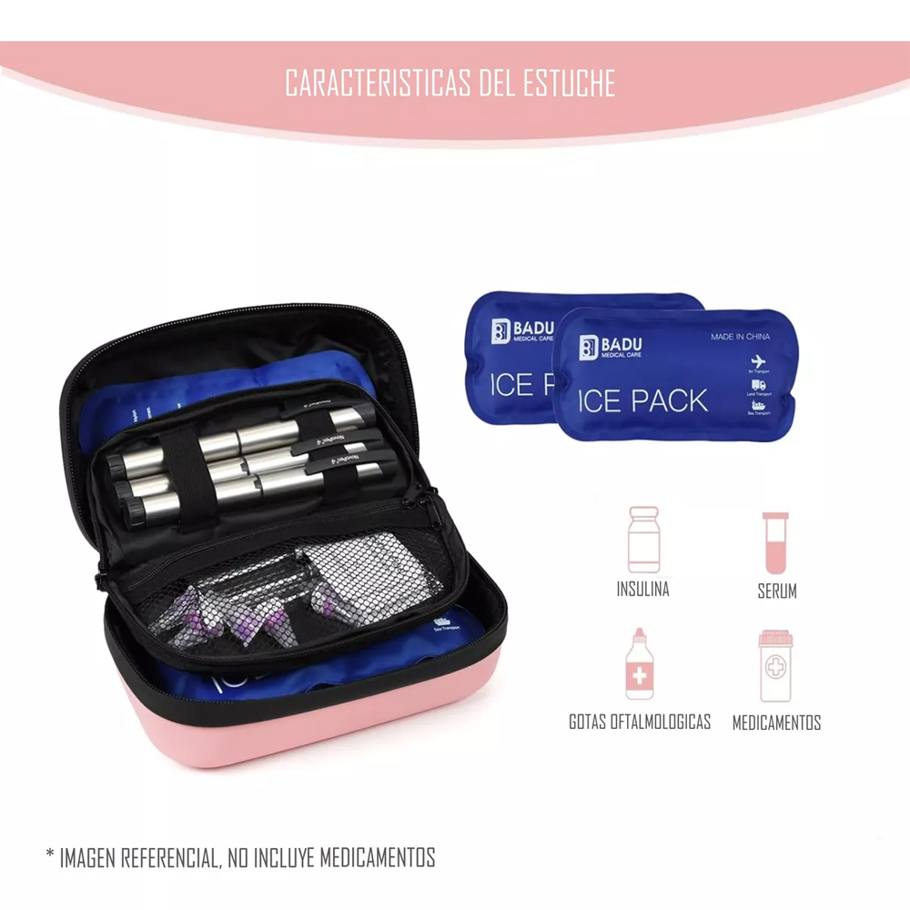 Bolso Estuche De Viaje Cooler Porta Insulina Diabéticos Oneder - 3