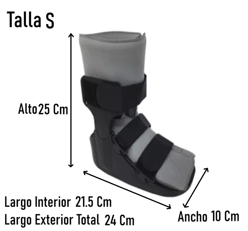BOTA INMOVILIZADORA ORTOPEDICA CORTA PREMIUM LIVIANA ONEDER S - 6