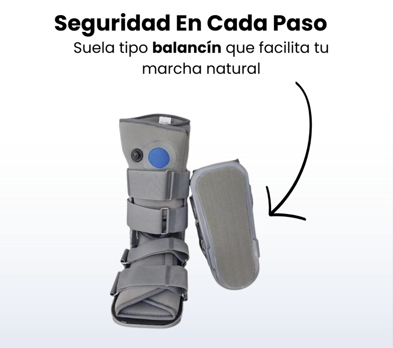 BOTA INMOVILIZADORA ORB08 ORTOPEDICA NEUMÁTICA CORTA CON VÁLVULA DE AIRE ONEDER - 6
